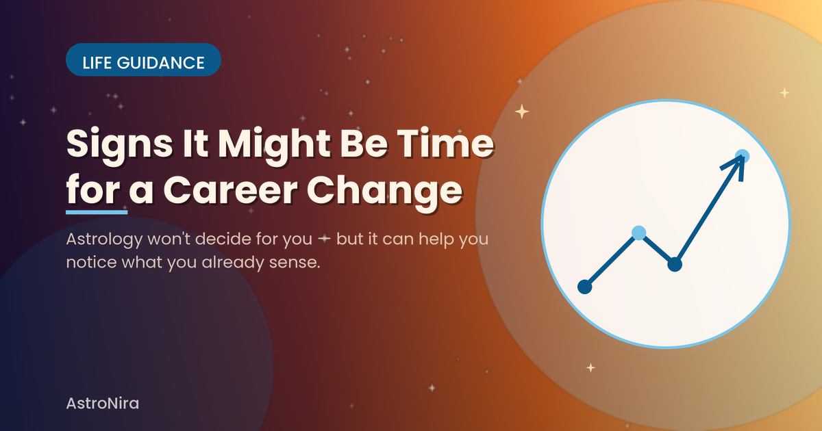 Signs It Might Be Time for a Career Change, According to Astrology