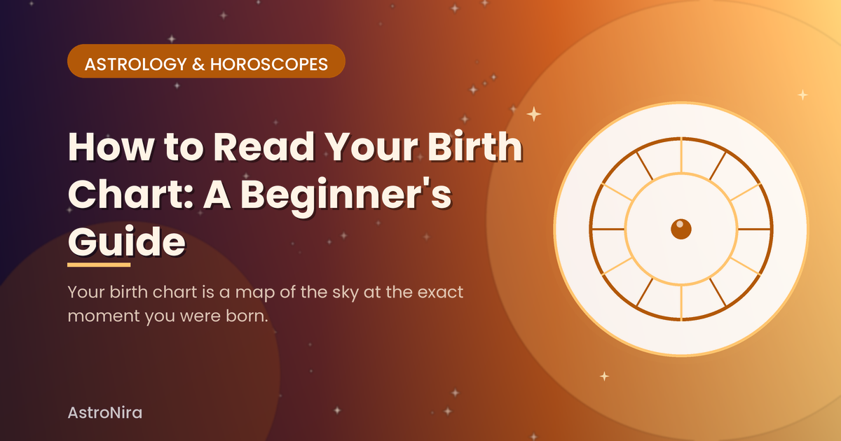 How to Read Your Birth Chart: A Beginner's Guide