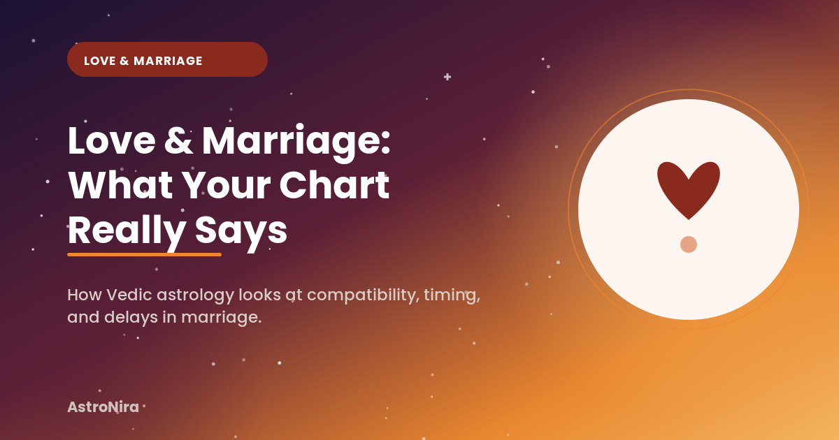 Love & Marriage: What Your Chart Really Says